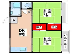 光ハイツの物件間取画像